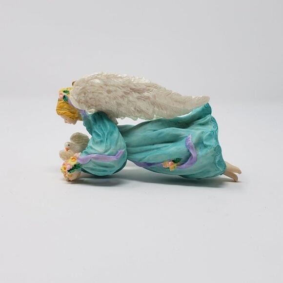 1999 Hallmark Inspirational Angel Spring Handcrafted Keepsake Easter Ornament - Picture 6 of 7